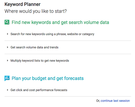 Google Adword Keyword Tool