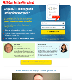 best landing page